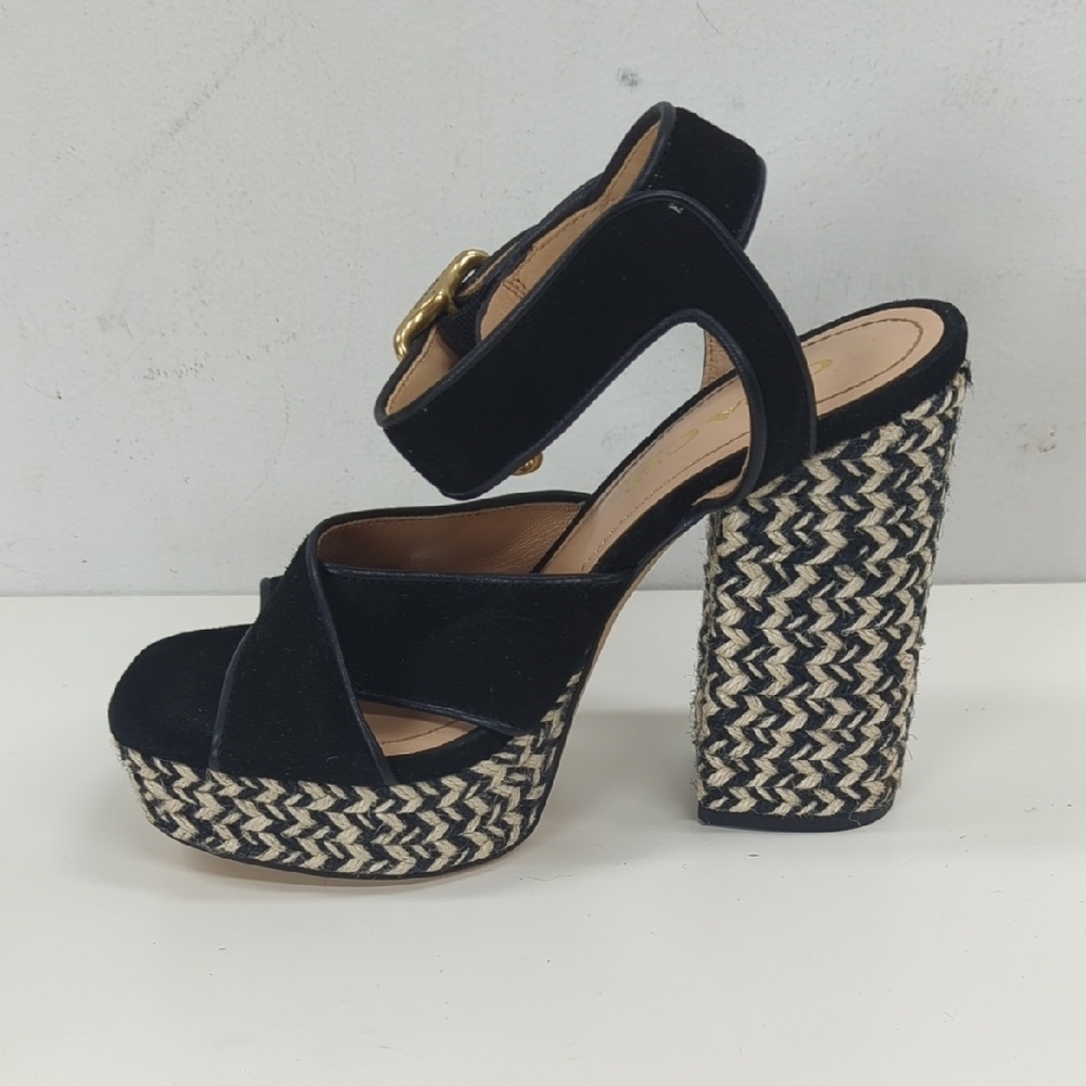 New Coach Talina Sandal Black Size 5 - Picture 6 of 10